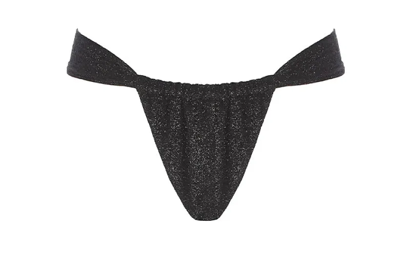 Peggy Black Shiny Bikini ::RET