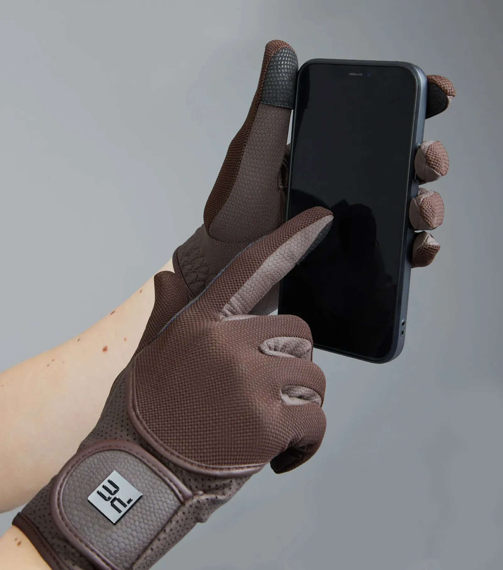PEI Breathable Sure Grip Gloves (Brown)