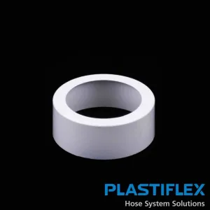 Plastiflex White Floor Mount Central Vacuum Adaptor