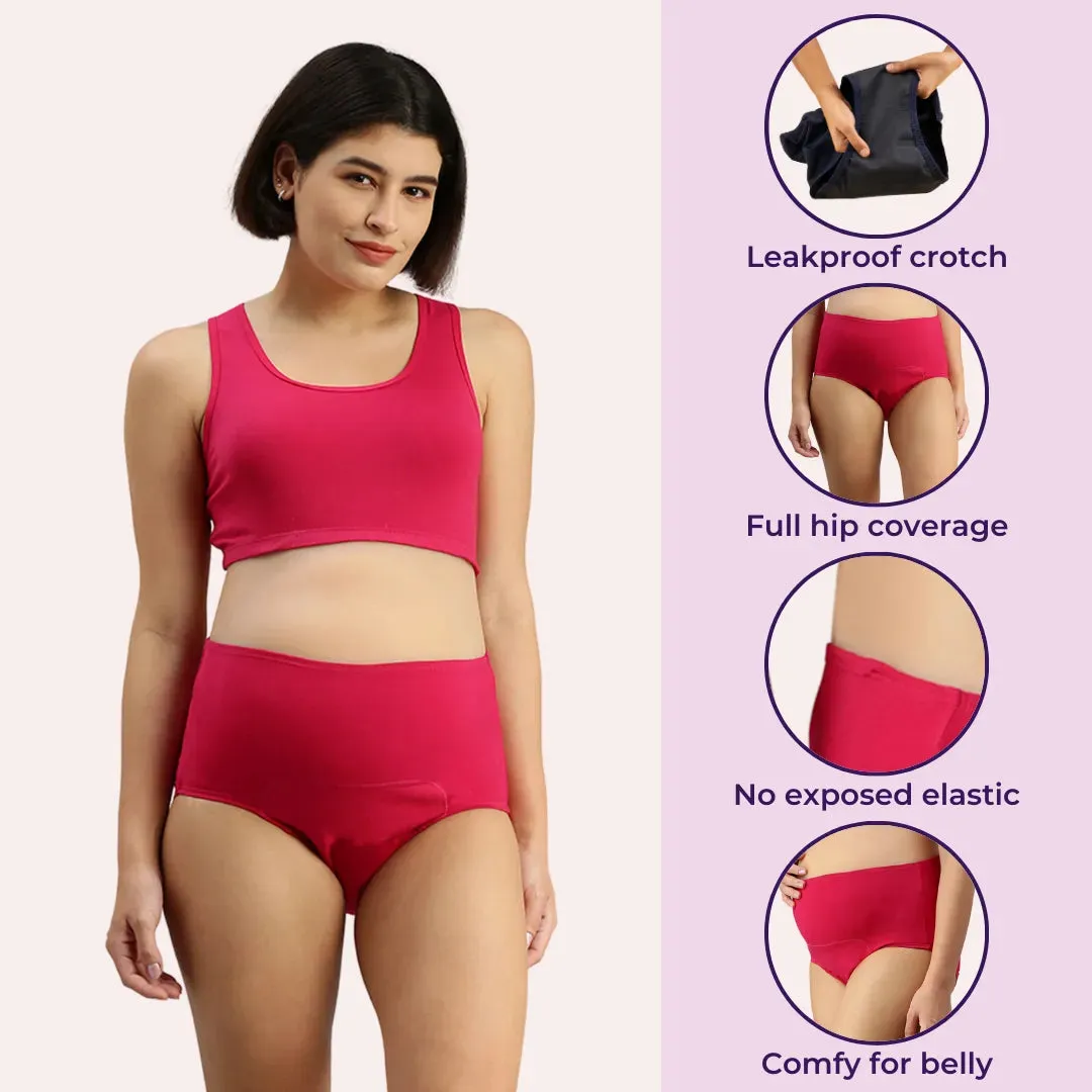Postpartum Underwear | Leakproof Crotch | Breathable | 2-Pack