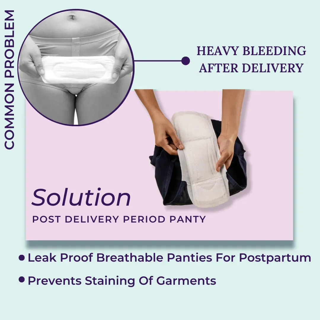 Postpartum Underwear | Leakproof Crotch | Breathable | 2-Pack