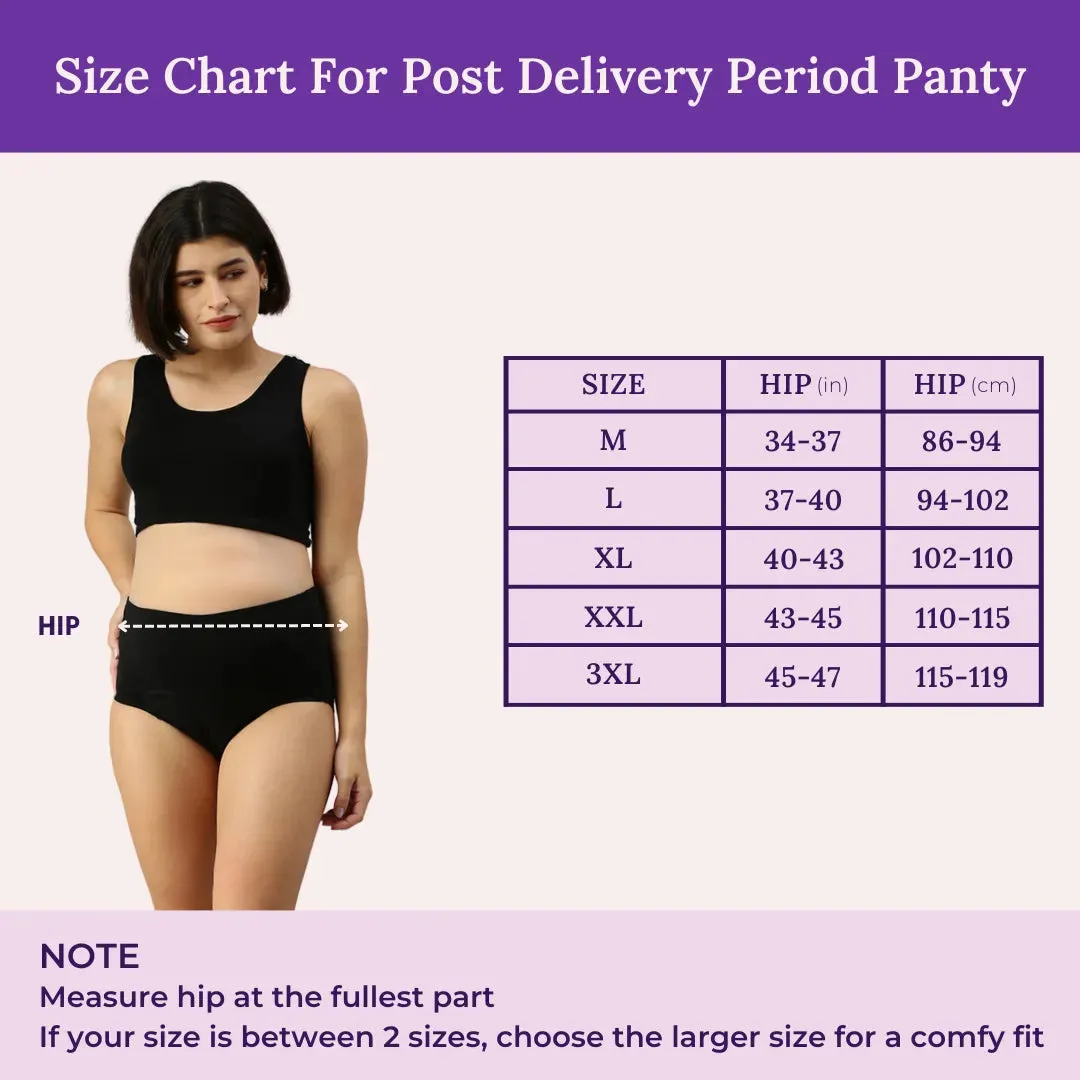 Postpartum Underwear | Leakproof Crotch | Breathable | 2-Pack