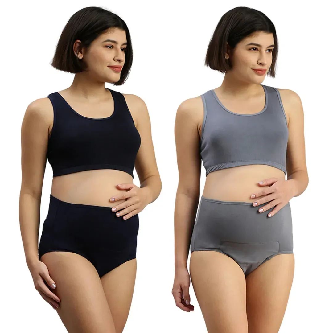 Postpartum Underwear | Leakproof Crotch | Breathable | 2-Pack