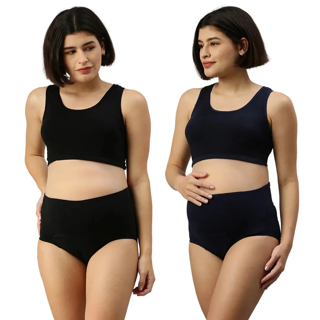 Postpartum Underwear | Leakproof Crotch | Breathable | 2-Pack