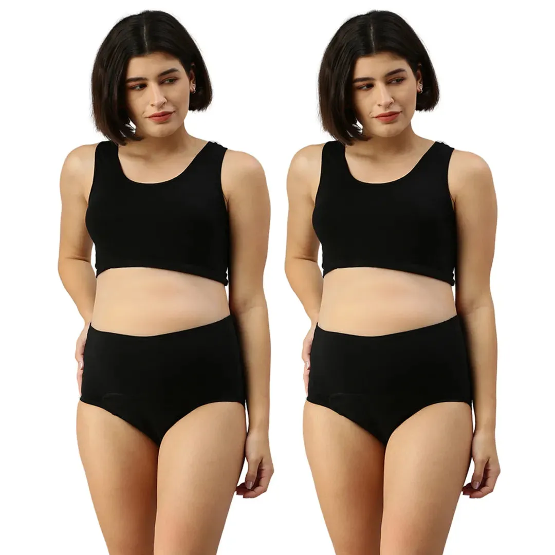Postpartum Underwear | Leakproof Crotch | Breathable | 2-Pack