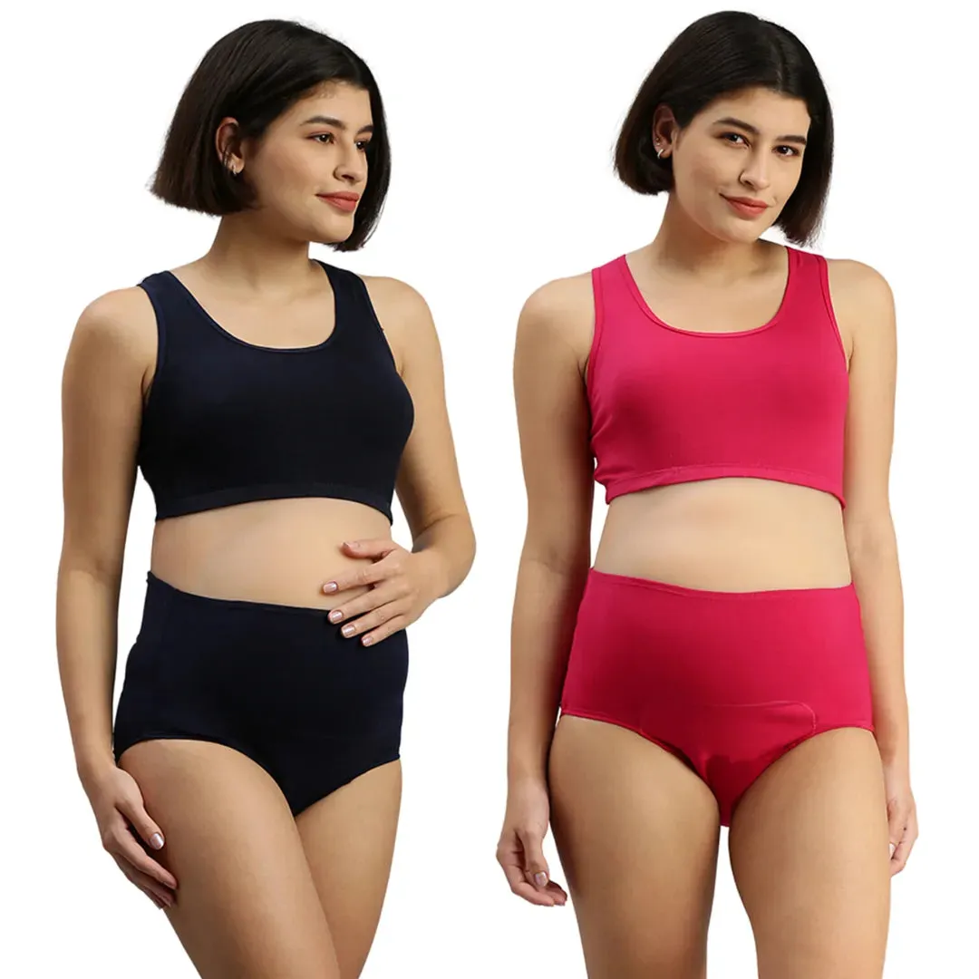 Postpartum Underwear | Leakproof Crotch | Breathable | 2-Pack