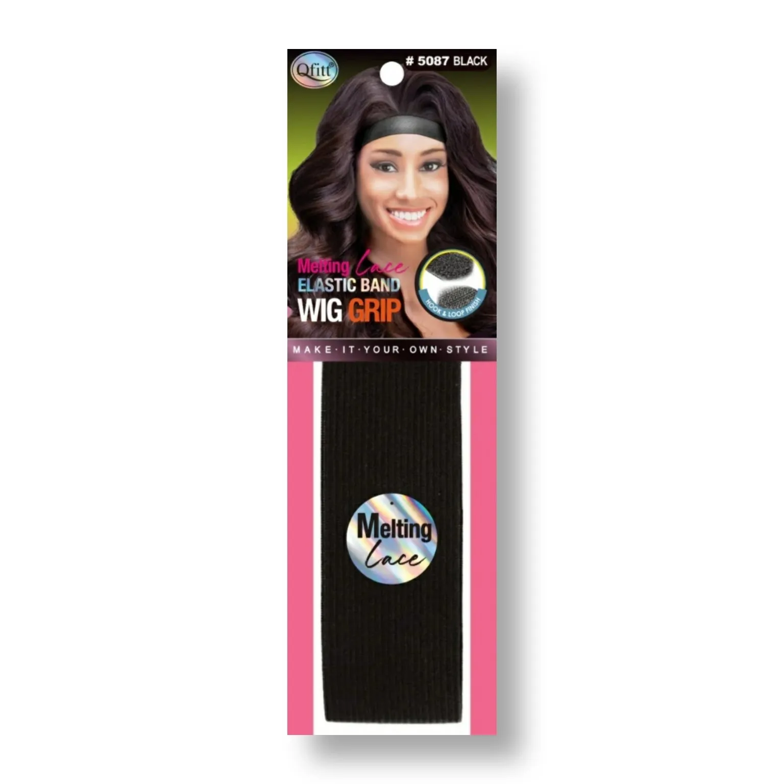 Qfitt Melting Lace Elastic Band Wig Grip (Black)
