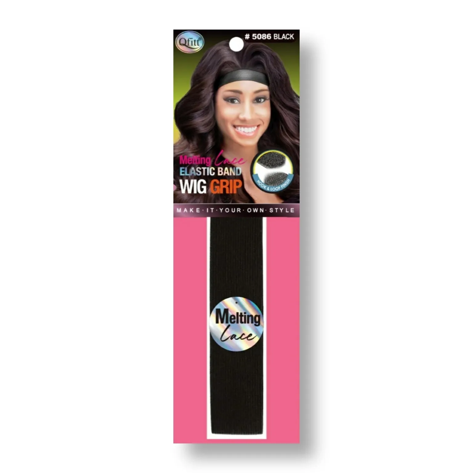 Qfitt Melting Lace Elastic Band Wig Grip (Black)