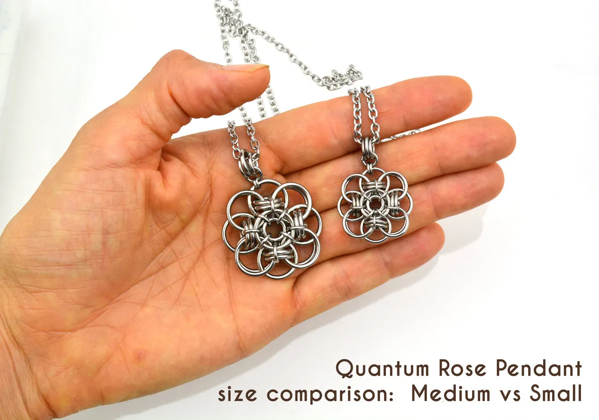 Quantum Rose SMALL Pendant