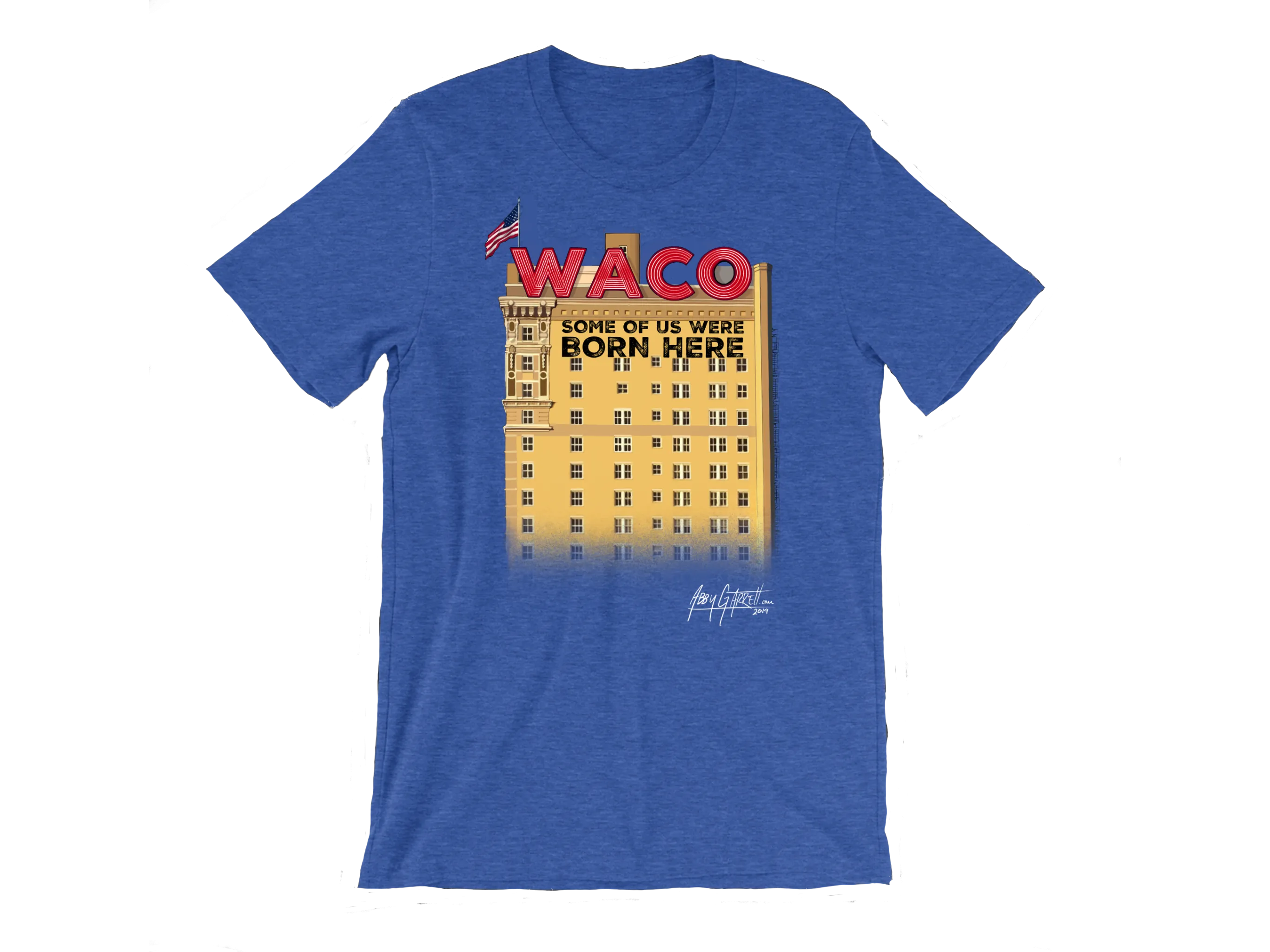 "WACO: Some of Us Were Born Here" Lightweight T-shirt (Adult)