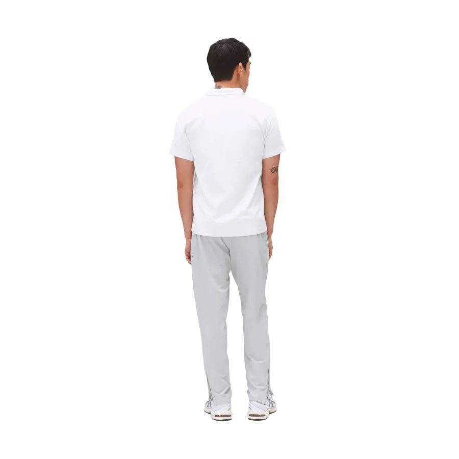 Reigning Champ Solotex Mesh Tiebreak Polo White