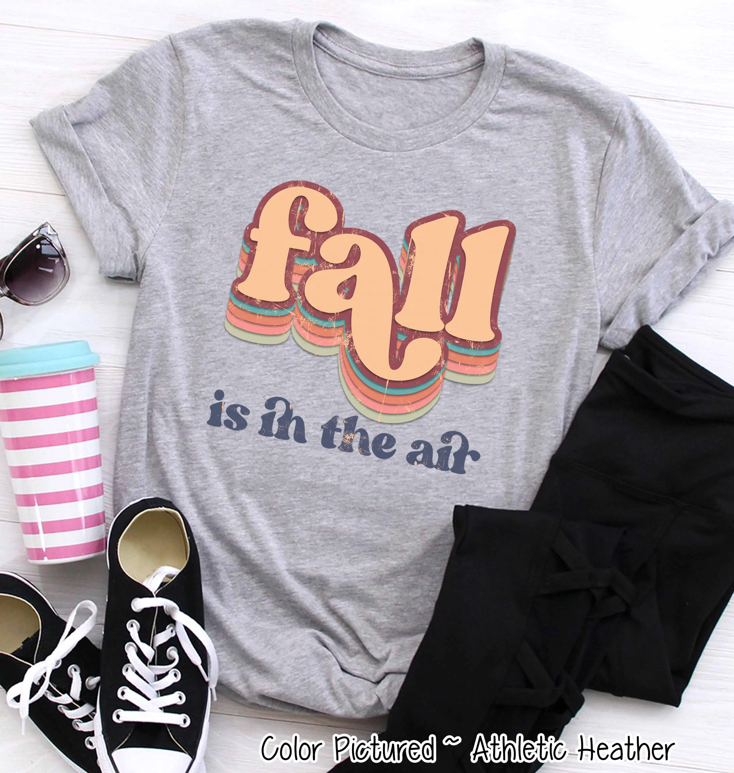 Retro Fall In the Air Tee