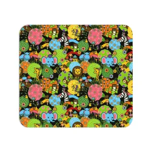Retro Jungle Party Mouse Pad