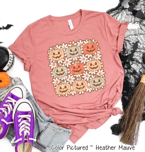 Retro Pumpkins Halloween Tee