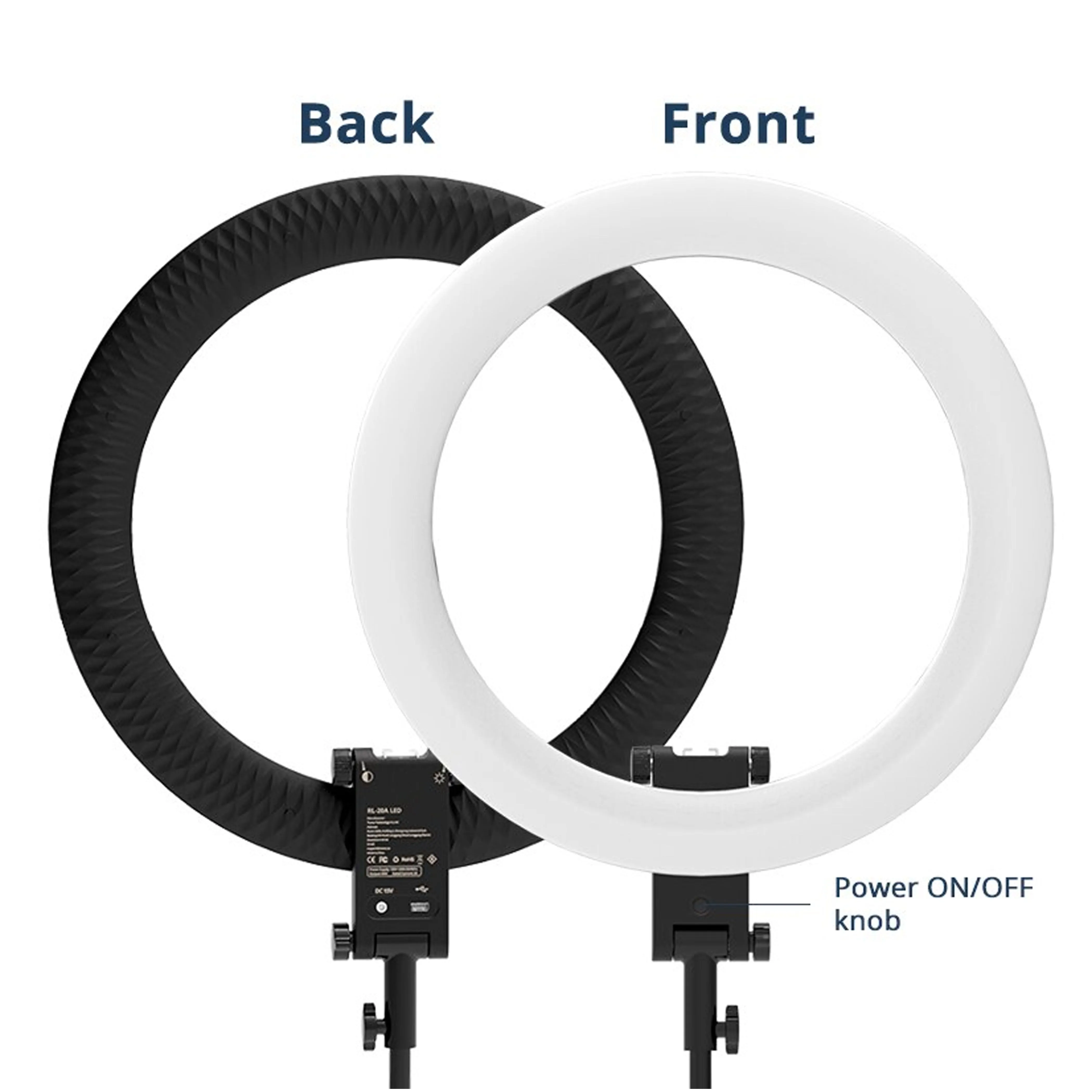 Ring Light With Mirror