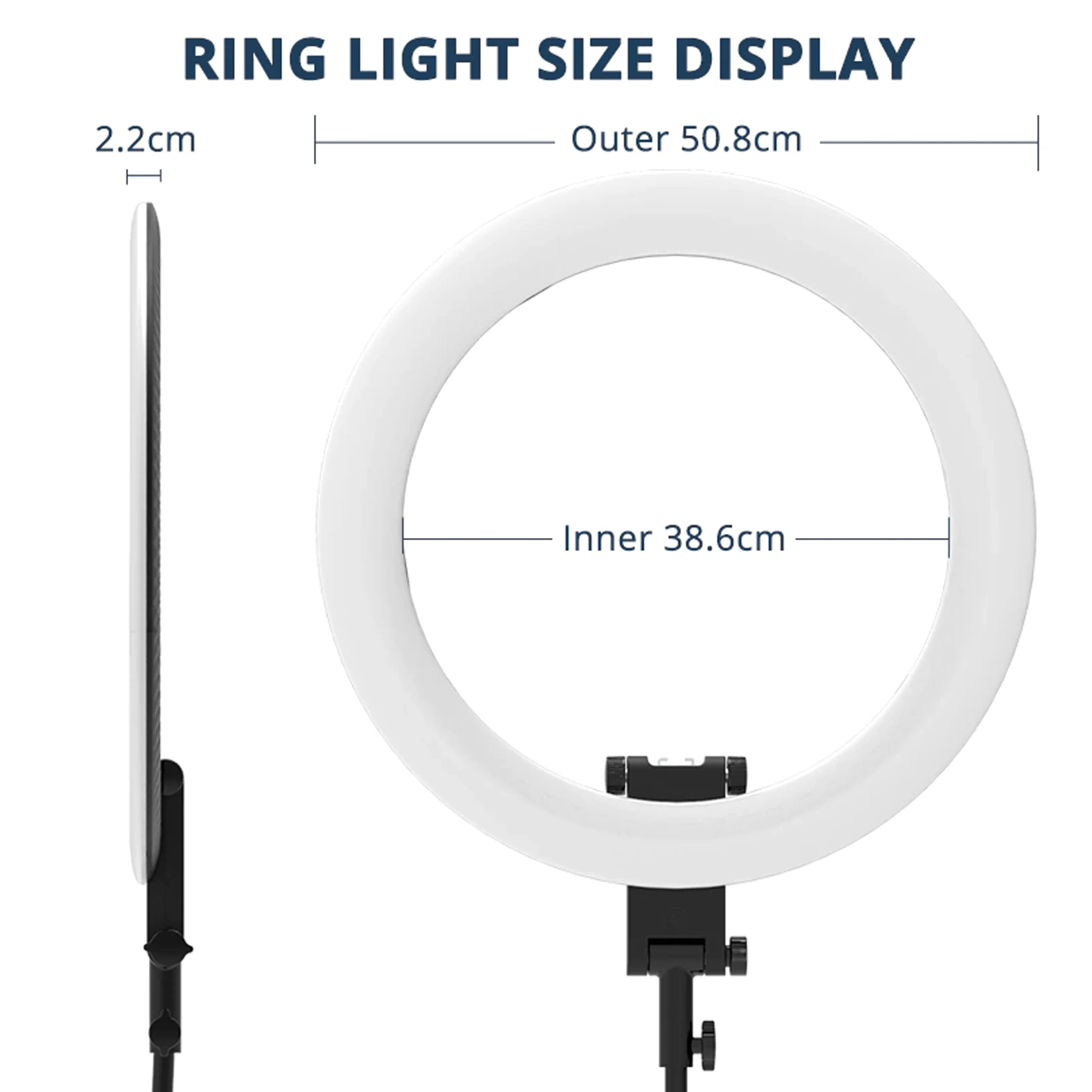 Ring Light With Mirror