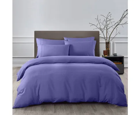 Royal Comfort 2000TC 6 Piece Bamboo Sheet & Quilt Cover Set Cooling Breathable - ROYAL BLUE