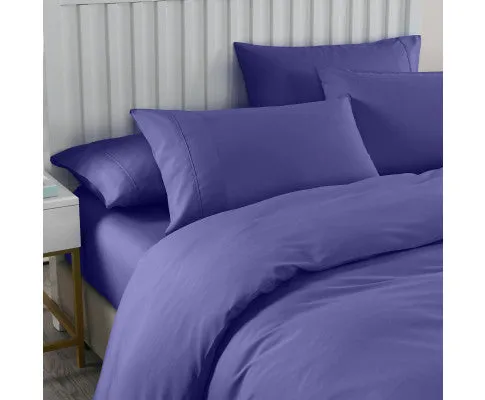Royal Comfort 2000TC 6 Piece Bamboo Sheet & Quilt Cover Set Cooling Breathable - ROYAL BLUE