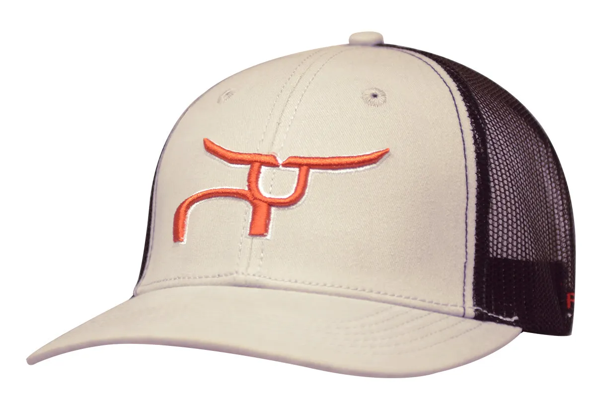RS Burnt Orange &Gray Snapback Cap