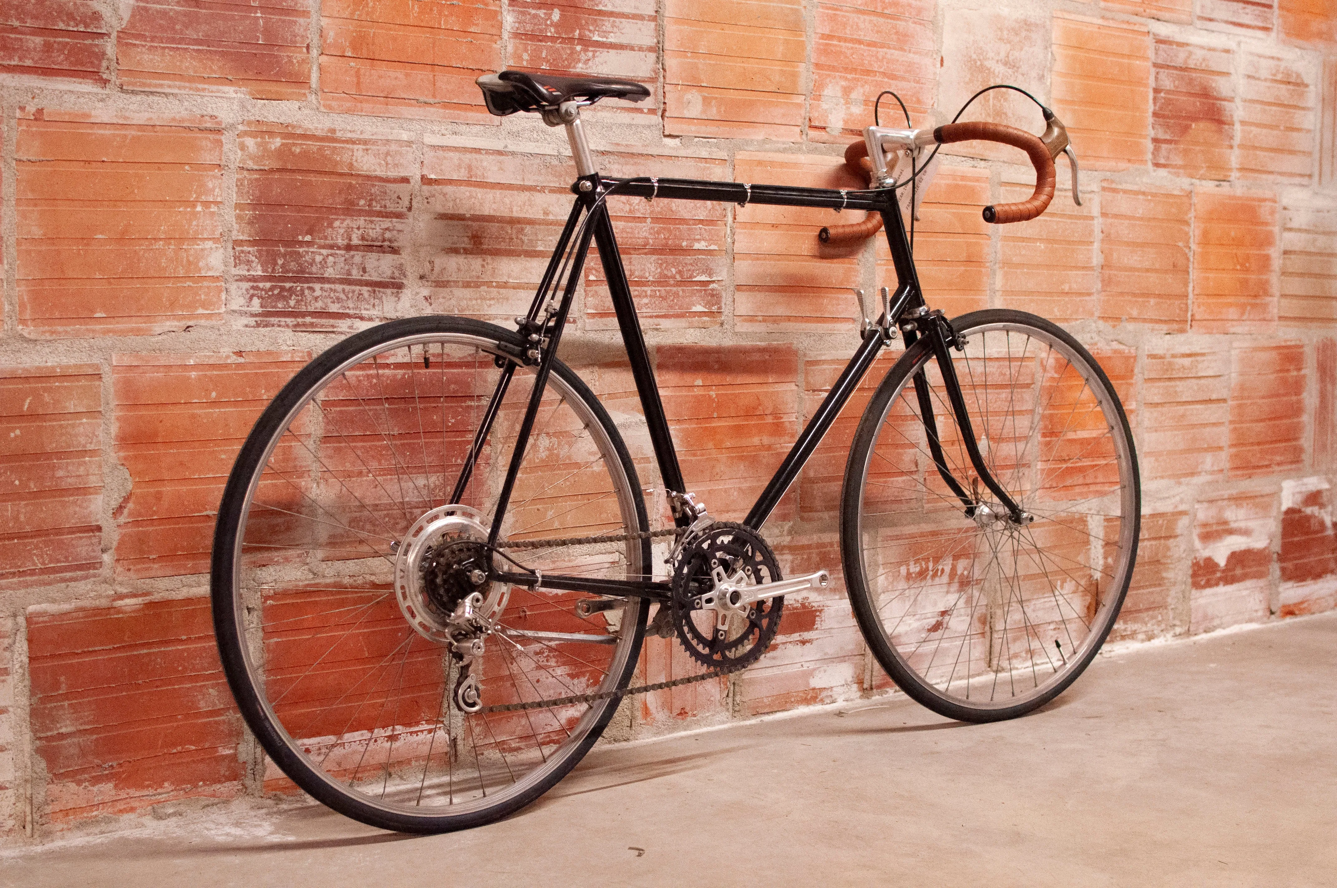 Sekai Vintage Road Bike, Black, 62cm