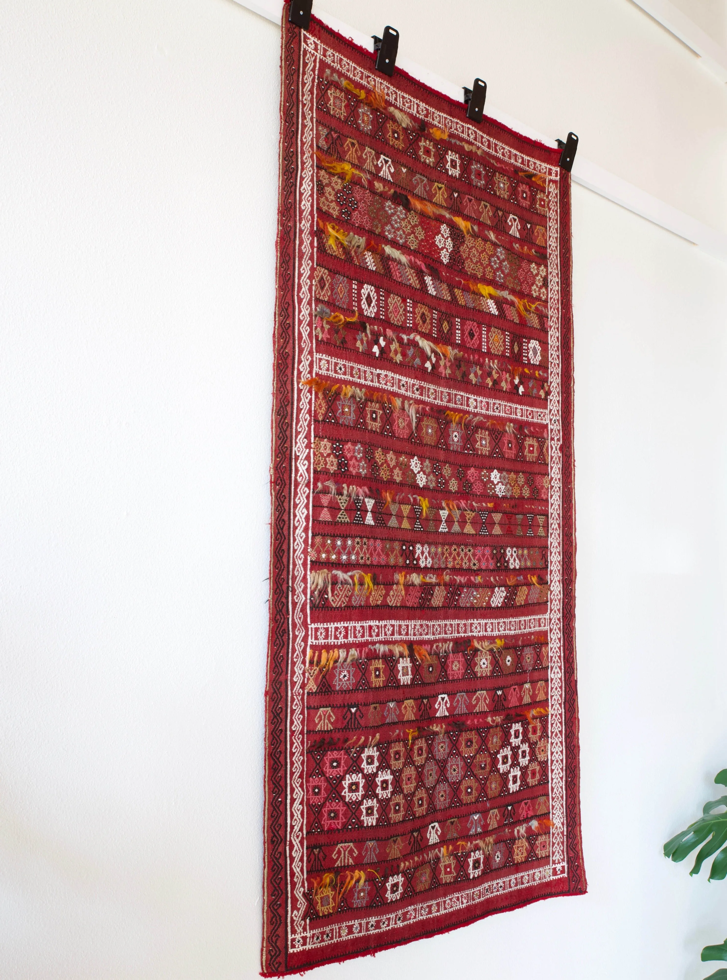 Semi-antique Sivas Cicim Kilim Rug 3'2"x6'