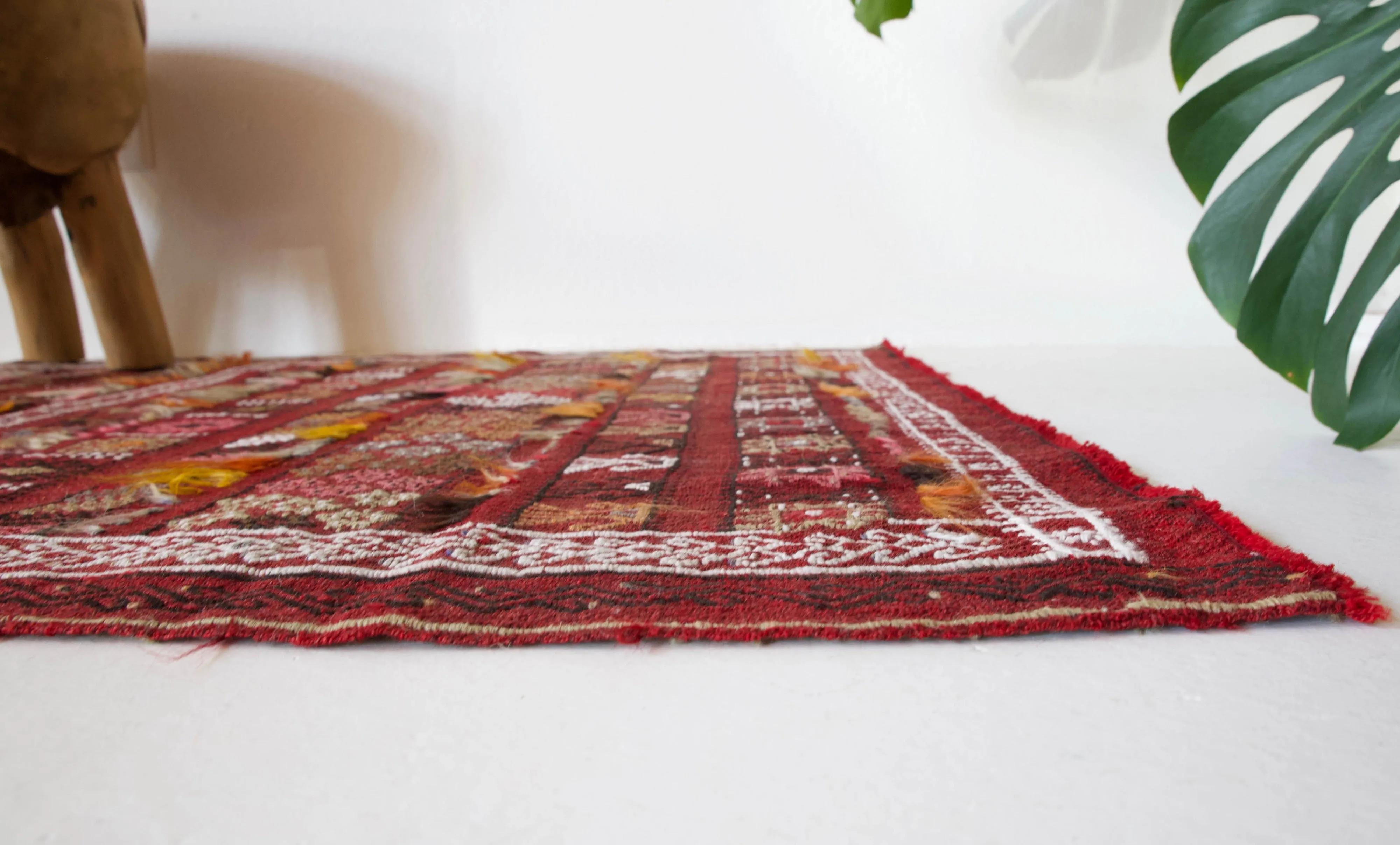 Semi-antique Sivas Cicim Kilim Rug 3'2"x6'