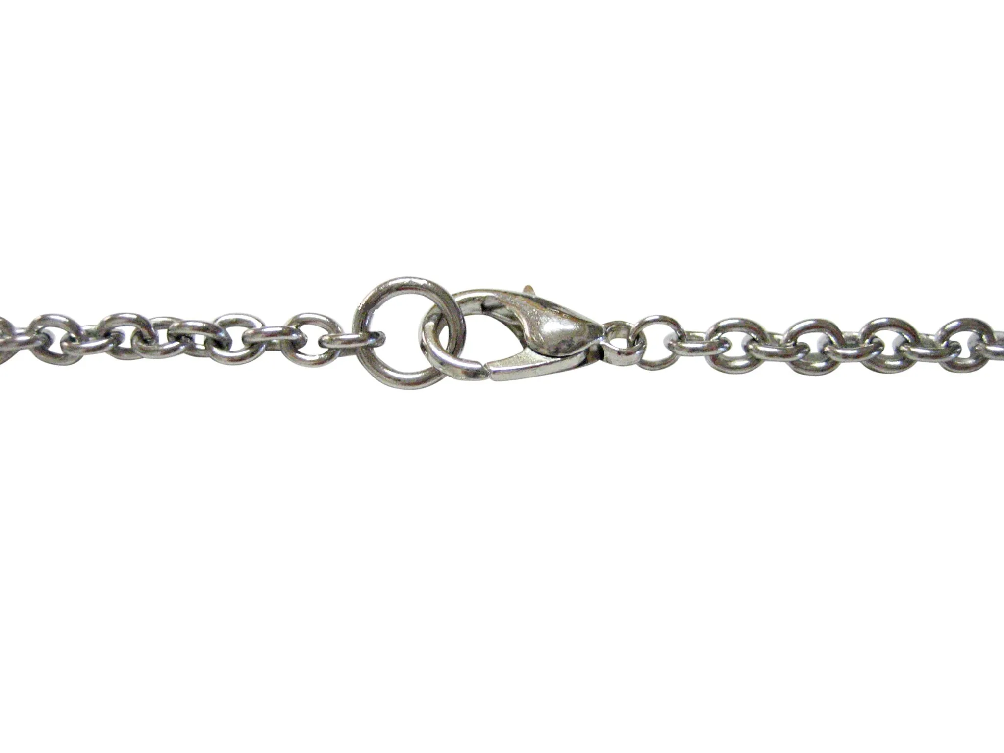 Silver Toned Smooth Hippo Pendant Necklace
