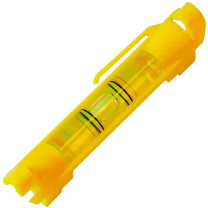 Silverline 80mm Line Level Mini Lightweight Pocket Size Leveller Brick