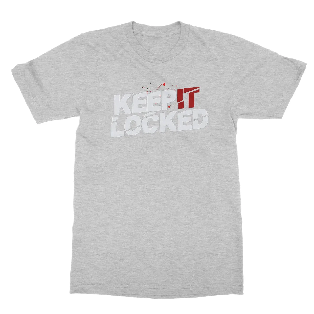 Simon Hill Keep It Locked Blood Logo Softstyle T-Shirt