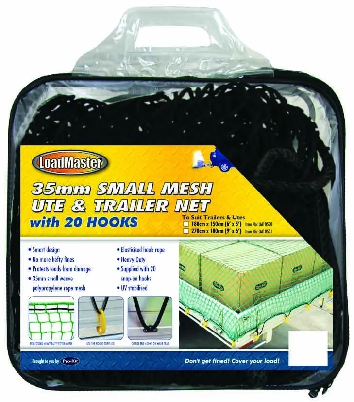 Small Mesh Trailer Net - 180 X 150cm
