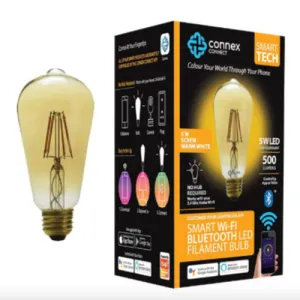 Smart WiFi Bulb 5W LED Amber Filament Vintage Screw  CC-L2001
