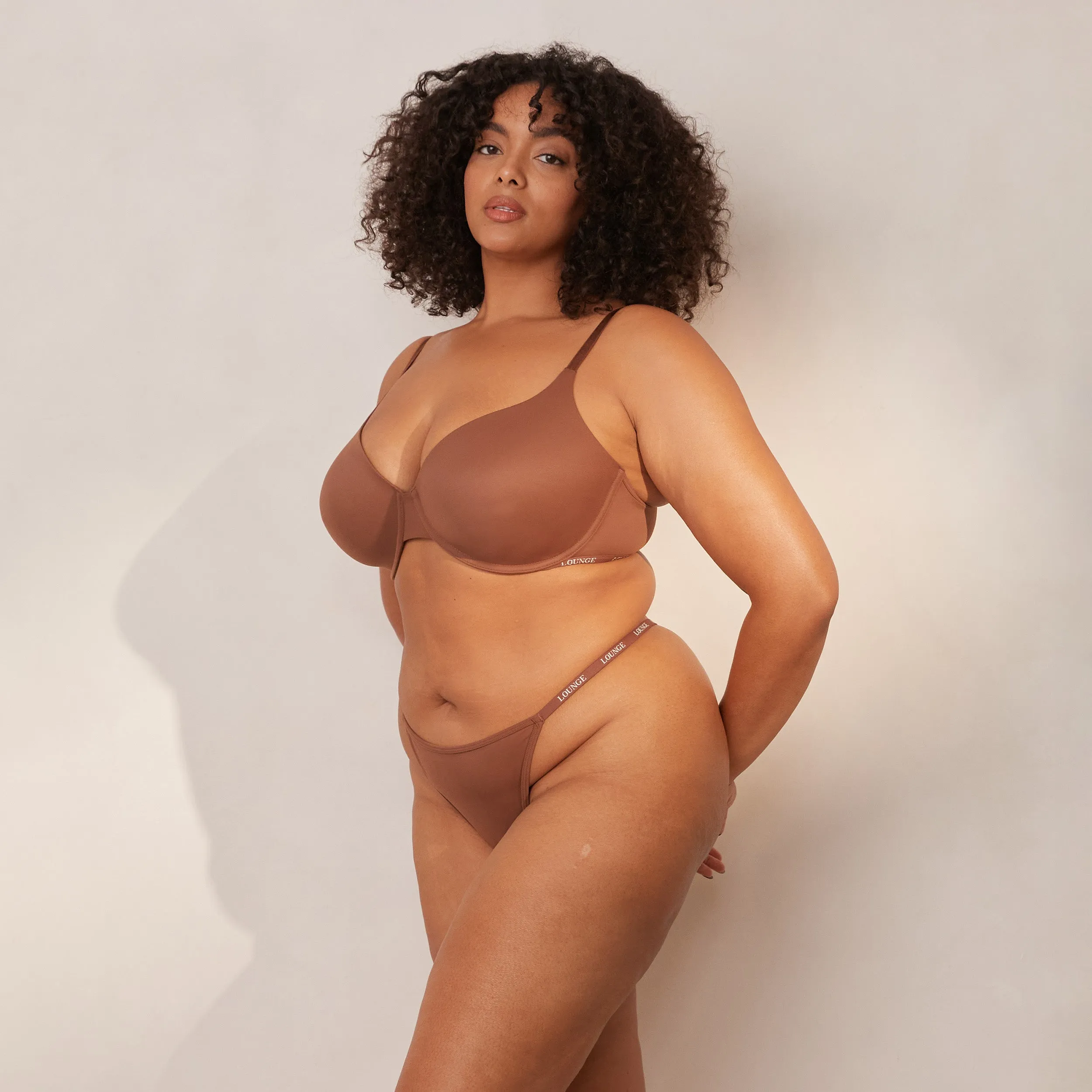Smooth Classic T-shirt Soutien-Gorge - Noisette