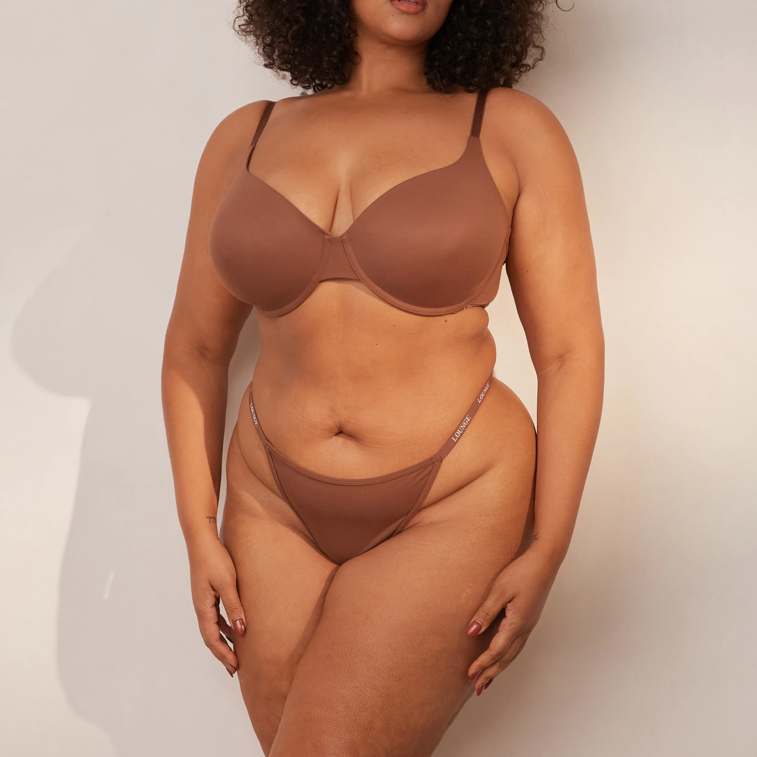 Smooth Classic T-shirt Soutien-Gorge - Noisette