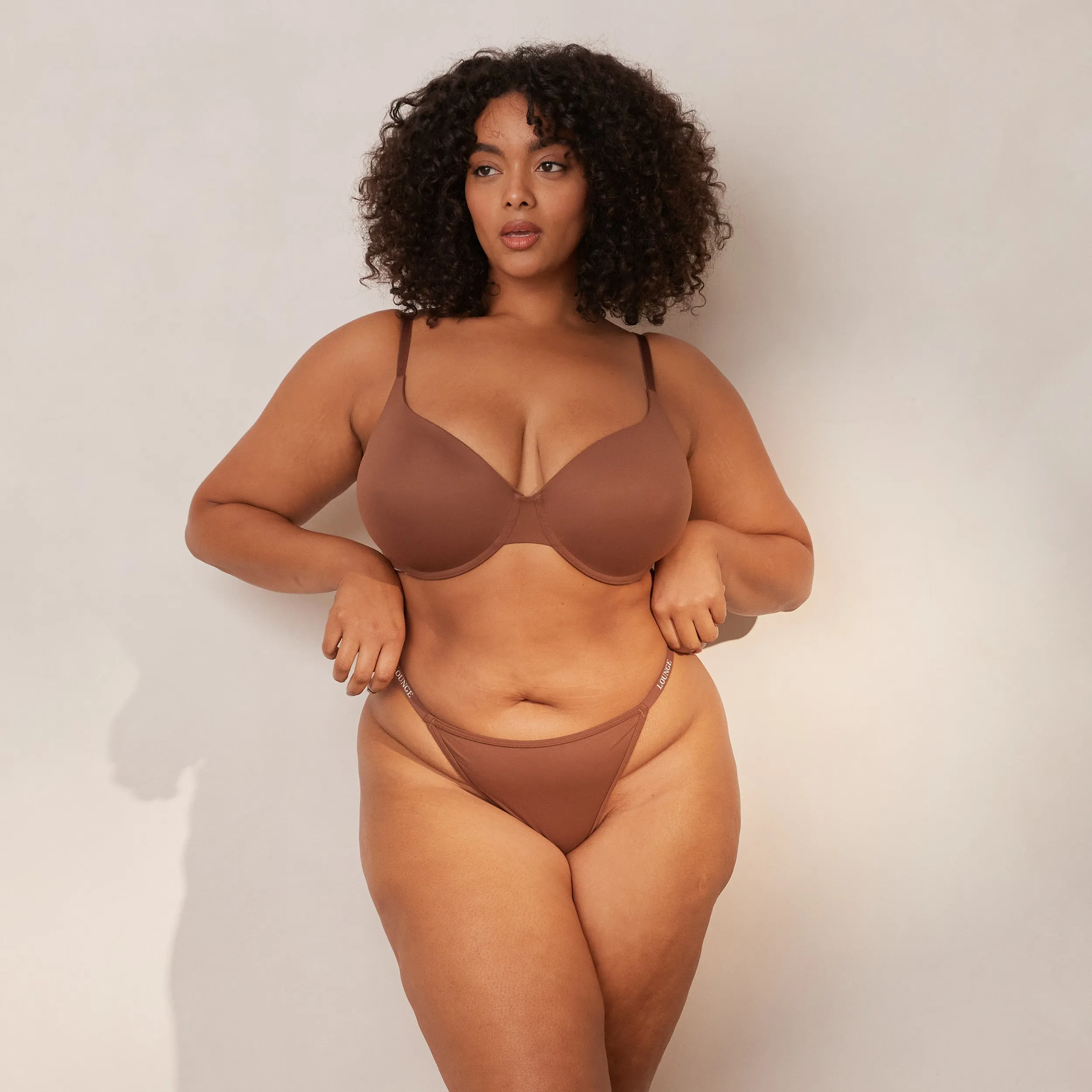 Smooth Classic T-shirt Soutien-Gorge - Noisette