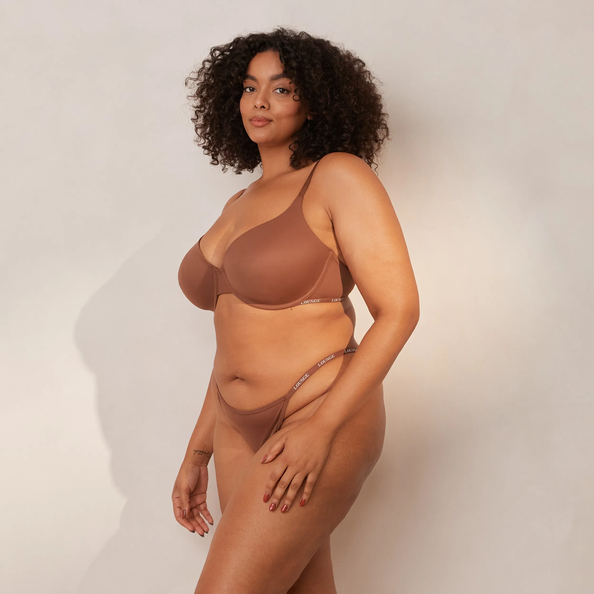 Smooth Classic T-shirt Soutien-Gorge - Noisette