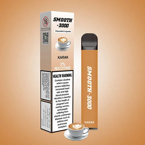 SMOOTH DISPOSABLE DEVICE 3000 PUFFS - 2%