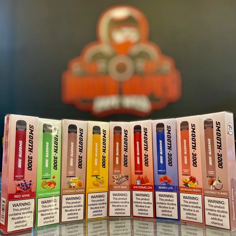 SMOOTH DISPOSABLE DEVICE 3000 PUFFS - 2%