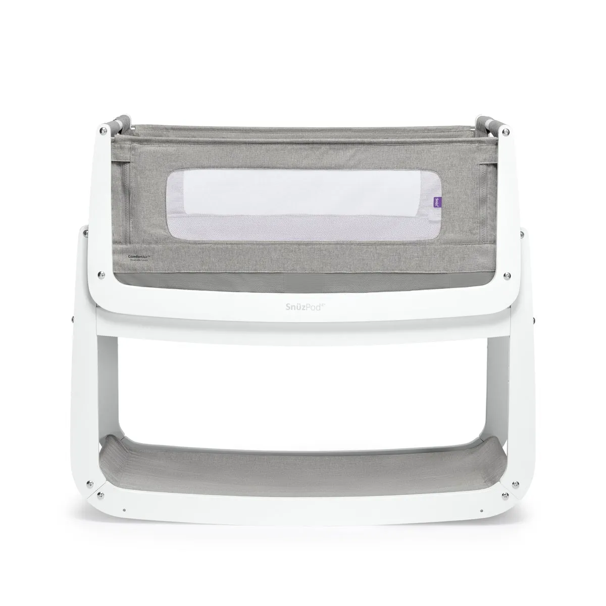 SnuzPod 4 Bedside Crib Complete Bundle - Dusk Grey