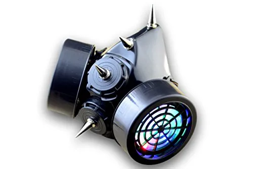 Spiked Cyber Goth Gas Mask