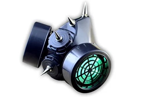 Spiked Cyber Goth Gas Mask
