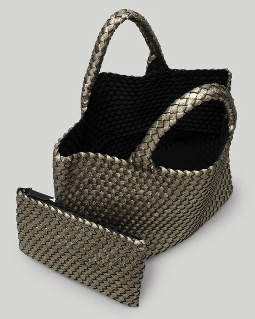 St. Barths Medium Metallic Tote in Etoile