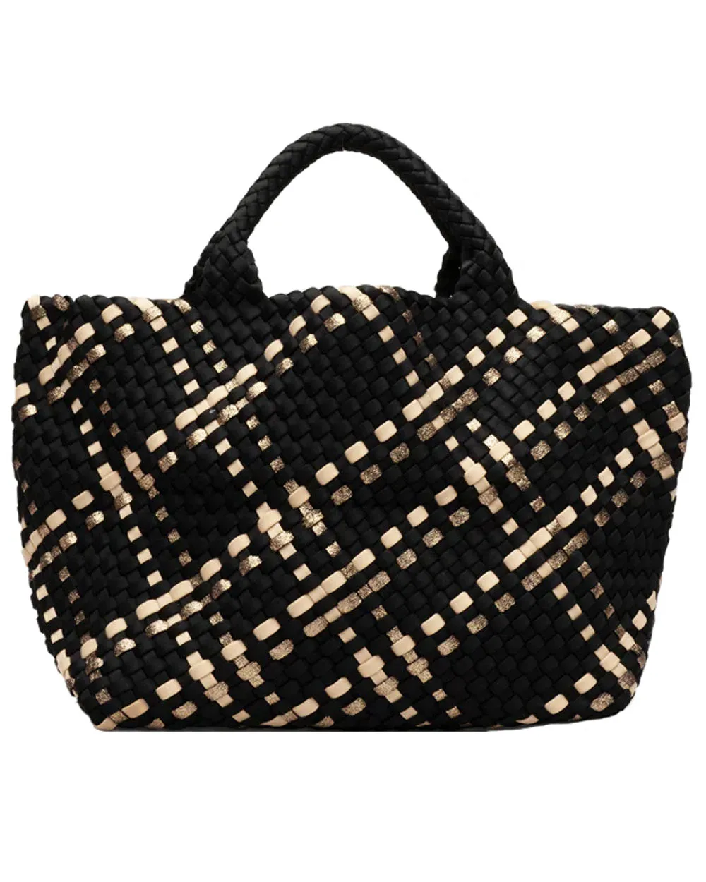 St. Barths Medium Plaid Tote in Modena