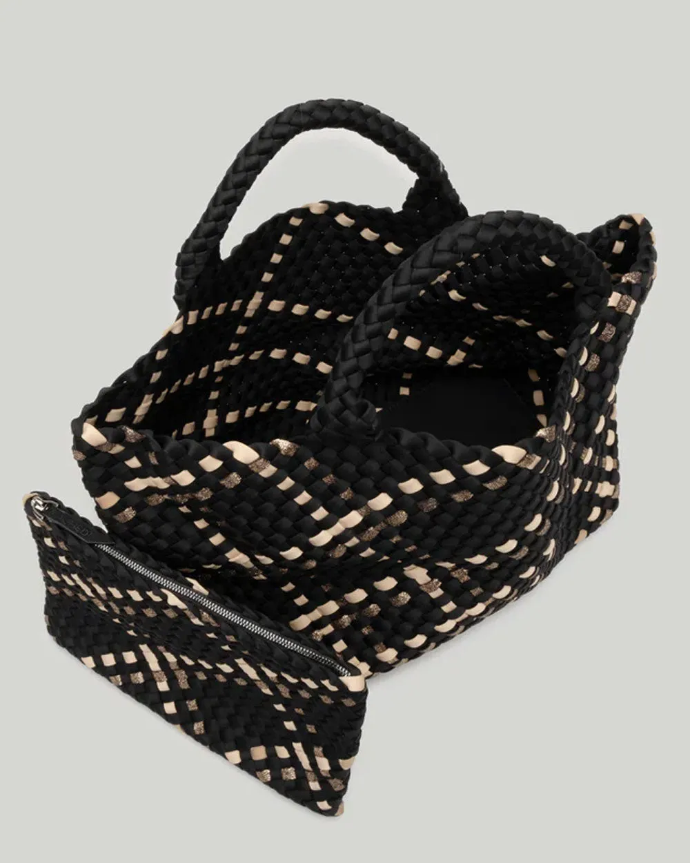 St. Barths Medium Plaid Tote in Modena