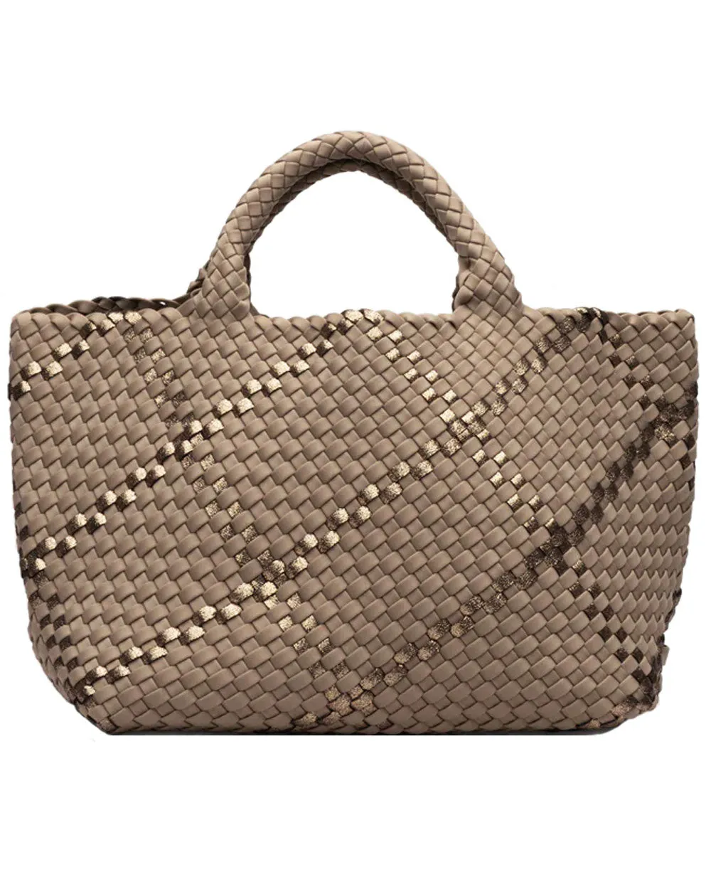St. Barths Medium Plaid Tote in Sunkissed