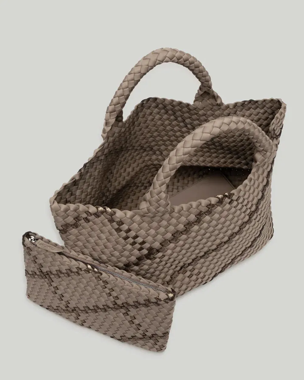 St. Barths Medium Plaid Tote in Sunkissed