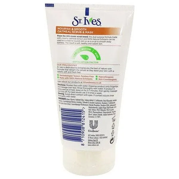 St. Ives Nourish & Smooth Oatmeal Scrub & Mask 150ml