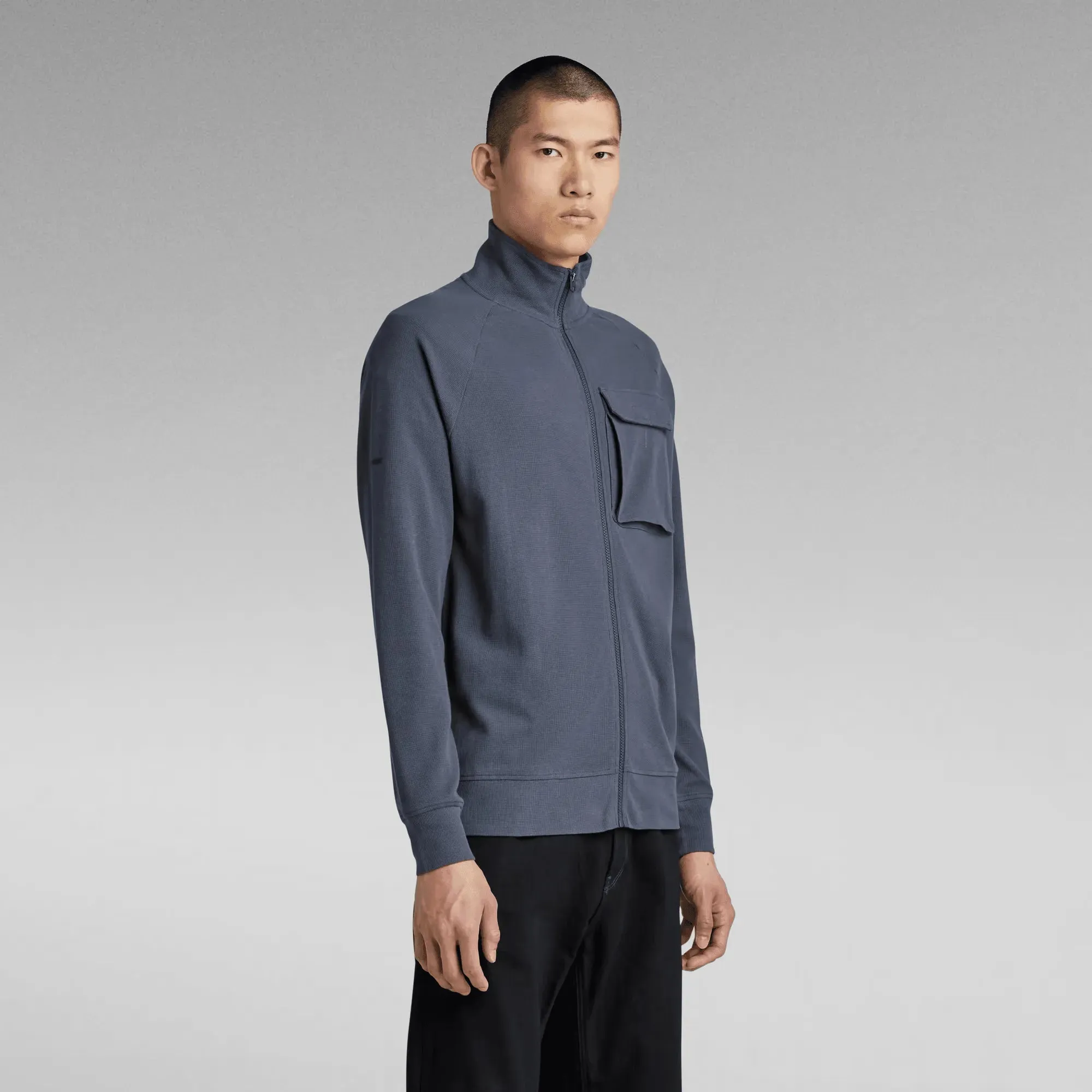 Sudadera Lightweight Logo Tape Center Back Zip