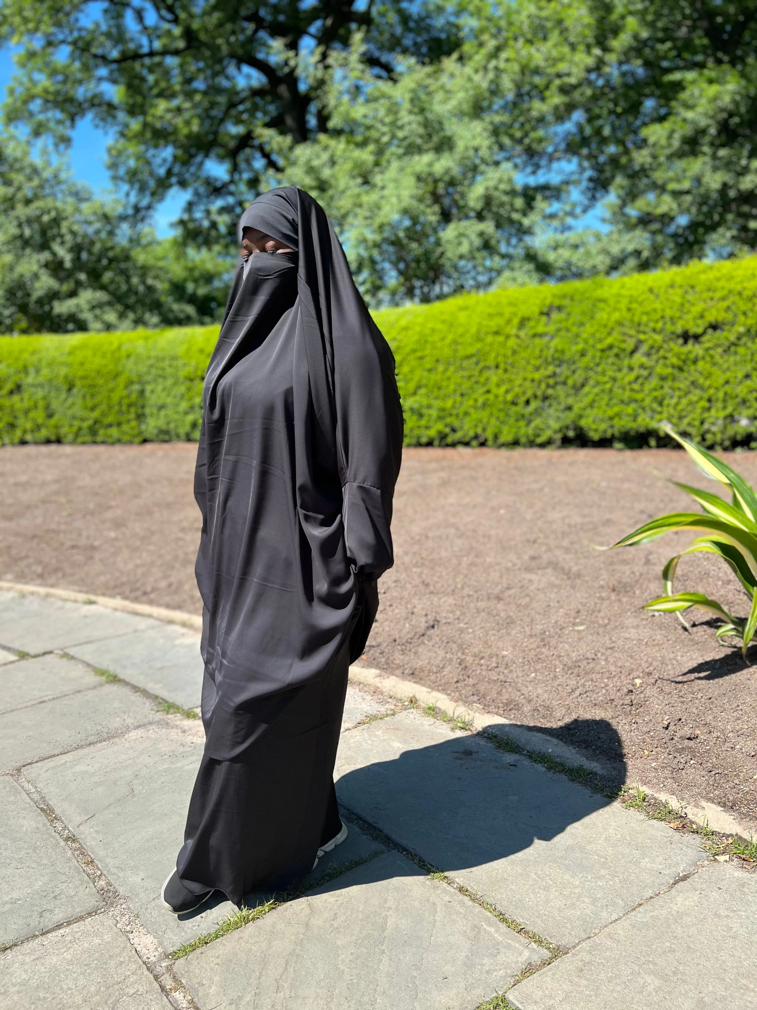 Summer 2 pieces jilbabs : Black