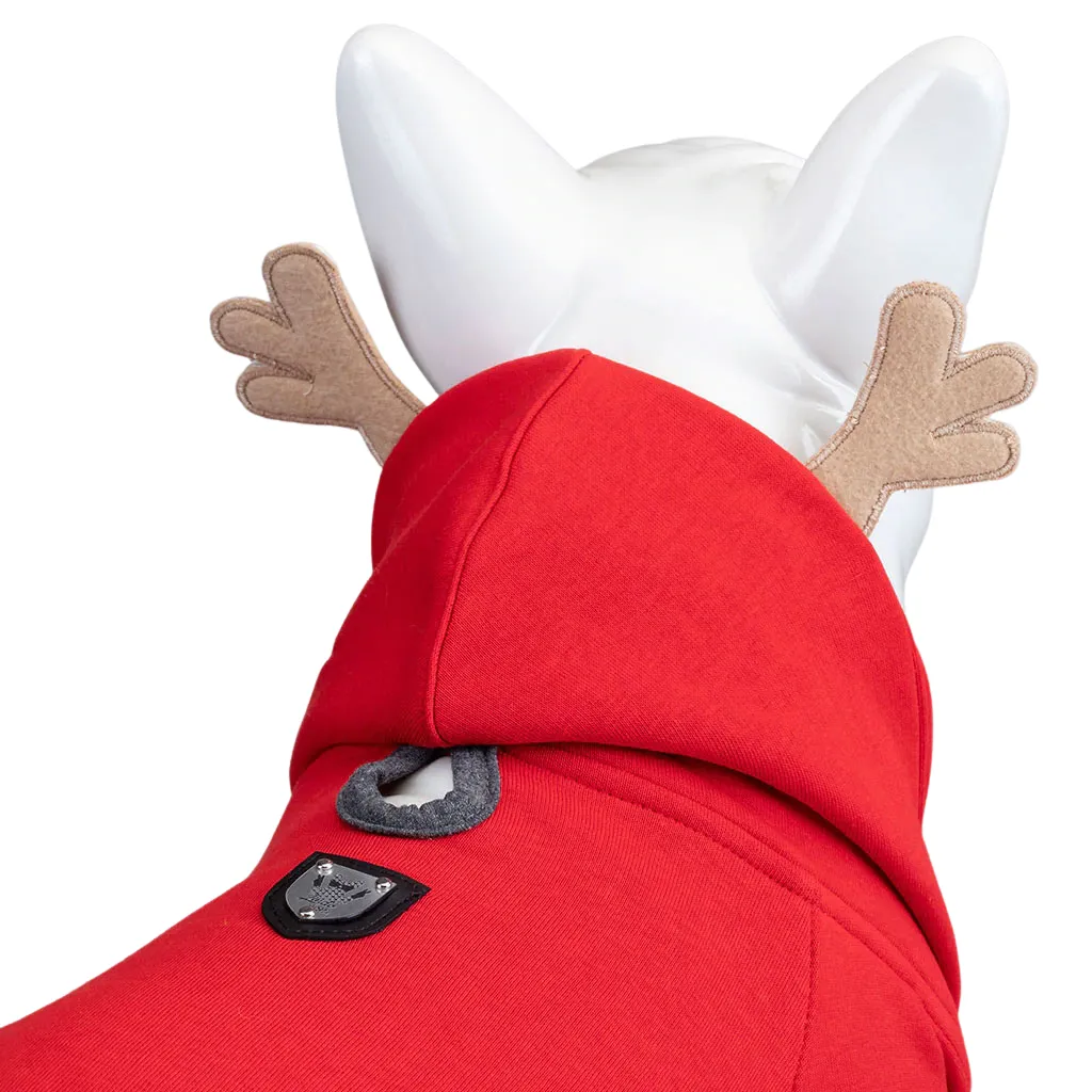 Sweatshirt Deer Red