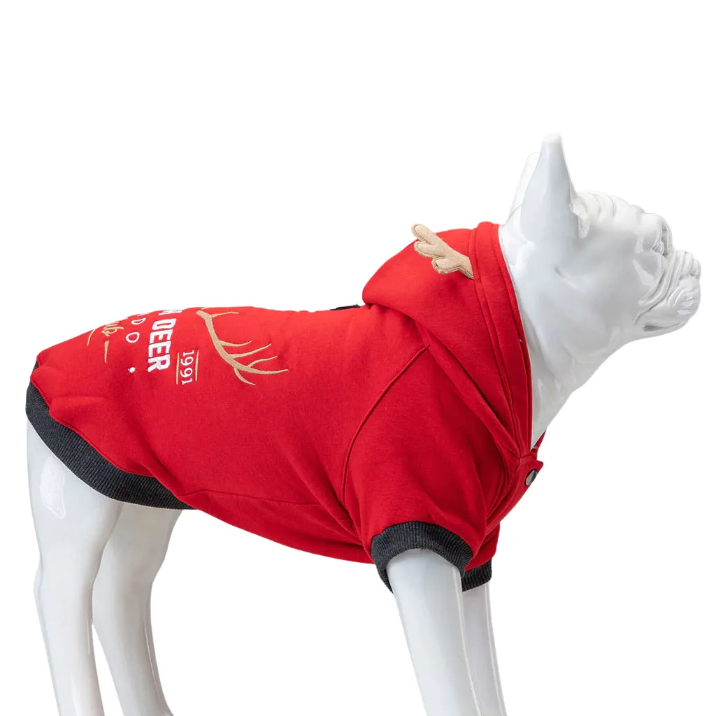 Sweatshirt Deer Red